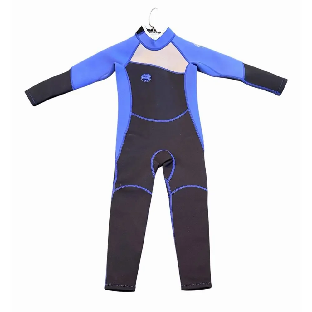 NWT Scuba Donkey Wetsuit Size 6 Youth (5-6Y) Blue/ Black /Gray